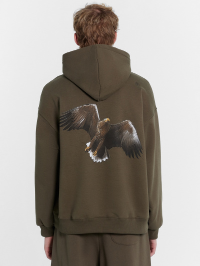 Худи Mark Formelle 121878-1/24-4385П-7П табак_печать_1_сл_на_пол_3_сл_на_спинке - фото 25