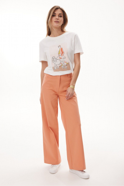 Футболка NiV NiV fashion 418 молочный - фото 6