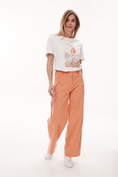 Футболка NiV NiV fashion 418 молочный - фото 5