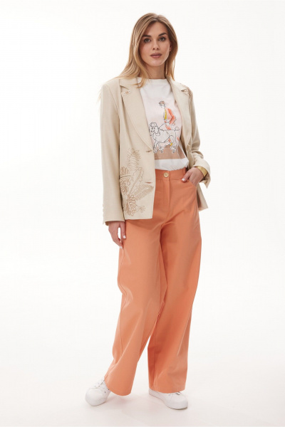 Брюки NiV NiV fashion 423 коралловый - фото 2