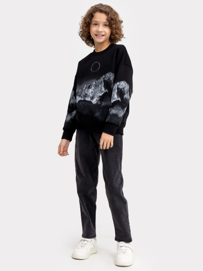 Джемпер Mark Formelle 123437/22/23865П-7П черный_печать_4_сл_на_пол_4сл_на_ЛВ_ПР_рук - фото 24