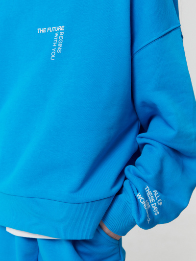 Худи Mark Formelle 127894/22/26156П-7 голубая_лазурь_печать_1_сл_на_пол_1сл_на_ЛВ_рук - фото 55