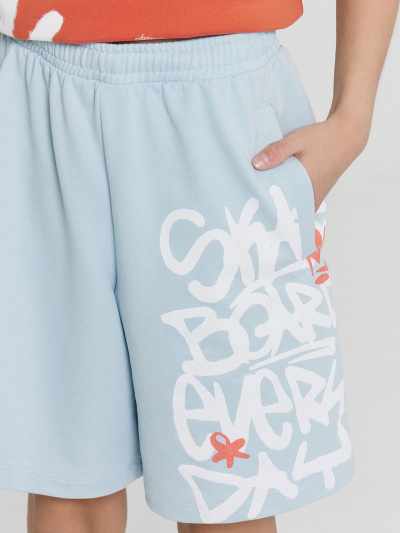 Шорты Mark Formelle 133350/24-30161П-7 голубая_дымка_печать - фото 58