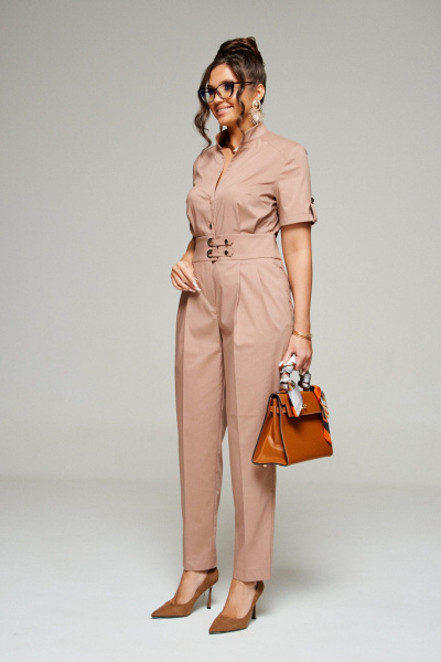 Комбинезон Beautiful&Free 6340 кэмел - фото 2