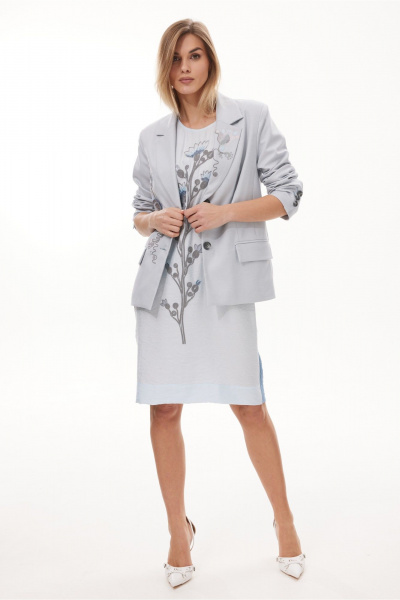 Жакет NiV NiV fashion 440 голубой - фото 3