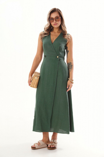 Сарафан LM М83 зеленый - фото 1
