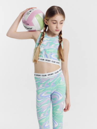 Леггинсы, топ Mark Formelle 397728/24-25688П-5 мятные_волны - фото 25