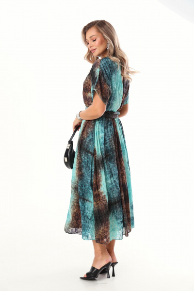 Платье LM М76 бирюза - фото 2