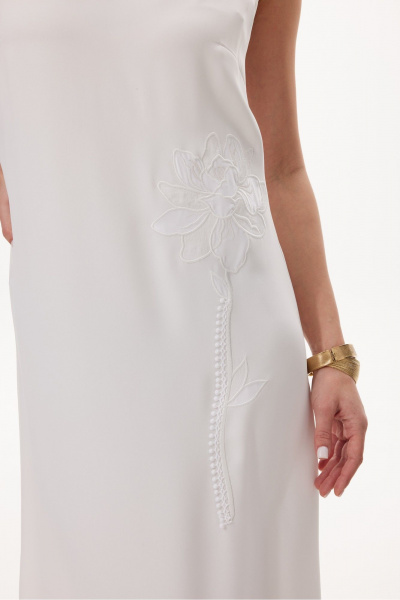 Платье NiV NiV fashion 444 молочный - фото 4