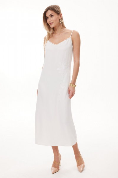 Платье NiV NiV fashion 444 молочный - фото 3