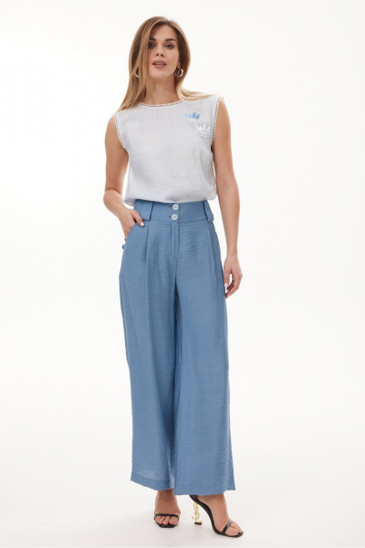 Блуза NiV NiV fashion 452 светло-голубой - фото 9