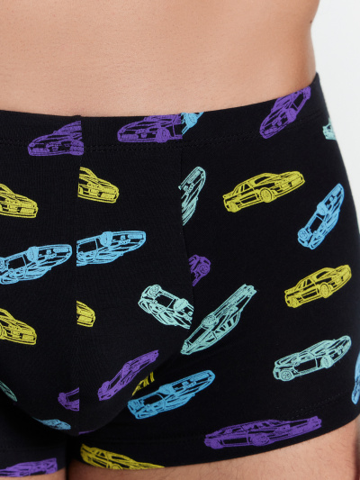 Трусы Mark Formelle 411216-2/25-5149П-5 машинки_на_черном_серый_меланж_4348_F - фото 15