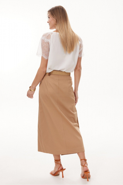 Блуза NiV NiV fashion 6112 молочный - фото 2