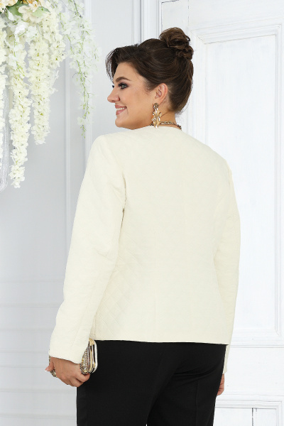 Брюки, жакет Ninele 7467 молоко - фото 48