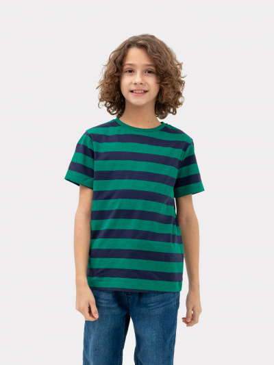 Футболка Mark Formelle 113379/24-27077П-0 сине_зеленая_полоска - фото 30