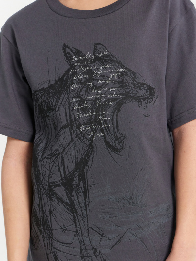 Футболка Mark Formelle 113433/24-26095П-0 сталь_печать_3_сл_на_пол - фото 50