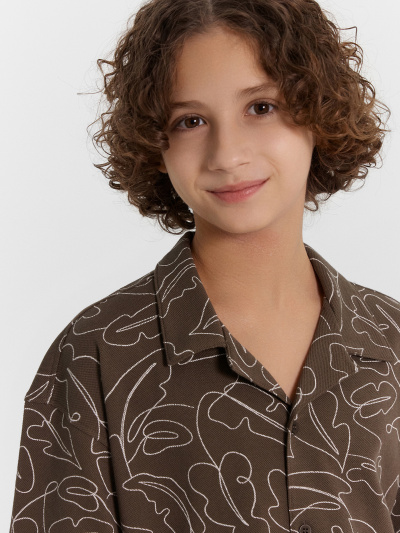 Рубашка Mark Formelle 113445/24-31873П-11 абстракция_на_табаке - фото 50