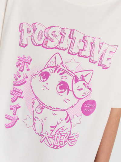 Футболка Mark Formelle 117843/24-27896П-0 слоновая_кость_печать_2_сл_на_пол - фото 29