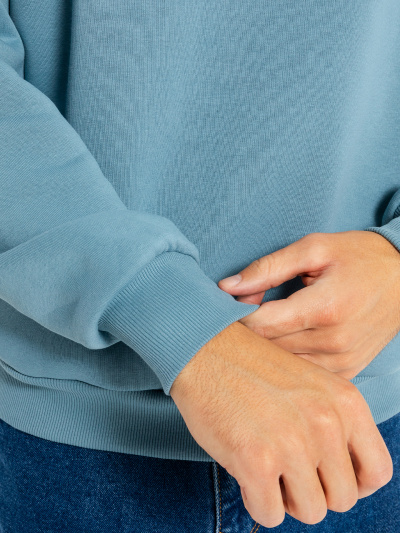 Худи Mark Formelle 121794/22/2878П-7П сине_серый_печать_1_сл_на_дет_капюшона - фото 29