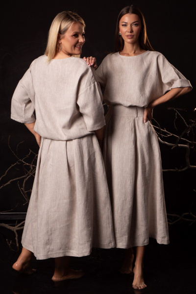 Джемпер, бант, юбка Kivviwear 43164318.02 - фото 1