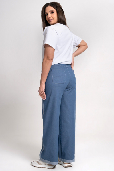 Блуза, брюки Alani Collection 2360 синий - фото 11