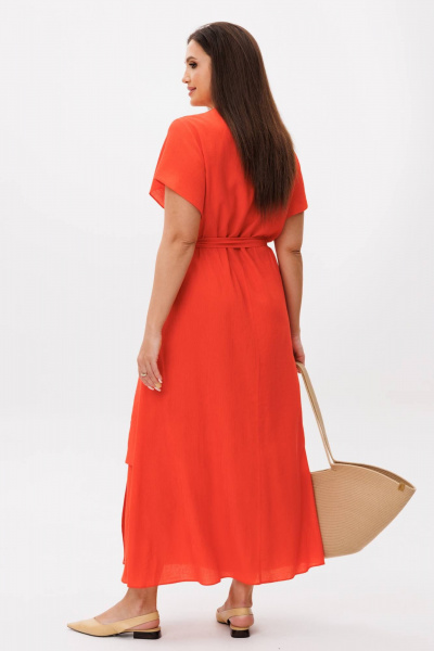Платье Fantazia Mod 4799 оранжевый - фото 6
