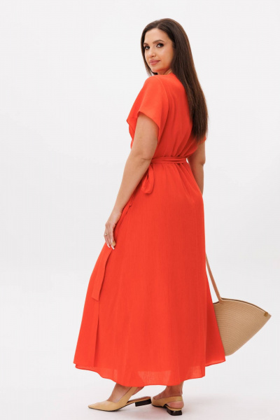 Платье Fantazia Mod 4799 оранжевый - фото 5