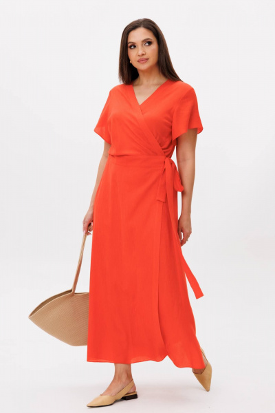 Платье Fantazia Mod 4799 оранжевый - фото 2