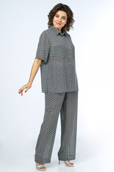 Блуза, брюки Alani Collection 2325 зиг-заг - фото 13