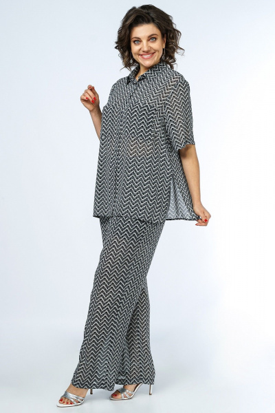 Блуза, брюки Alani Collection 2325 зиг-заг - фото 12