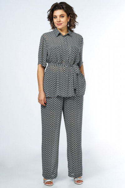 Блуза, брюки Alani Collection 2325 зиг-заг - фото 8