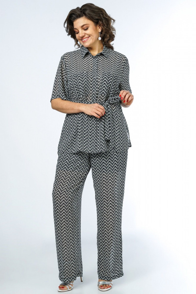 Блуза, брюки Alani Collection 2325 зиг-заг - фото 7