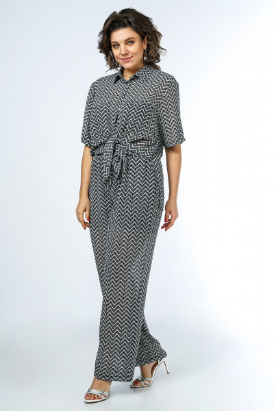 Блуза, брюки Alani Collection 2325 зиг-заг - фото 5