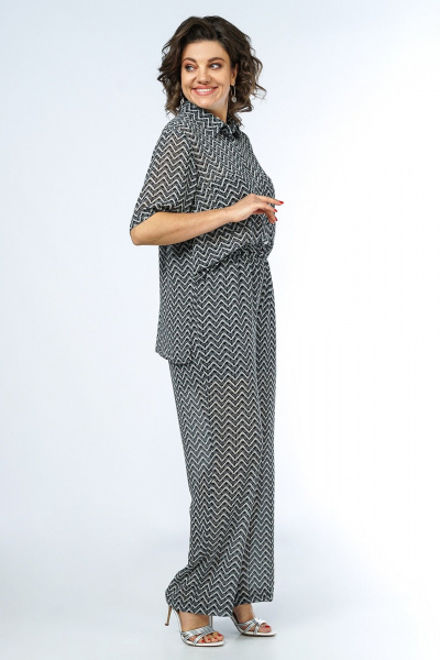 Блуза, брюки Alani Collection 2325 зиг-заг - фото 4