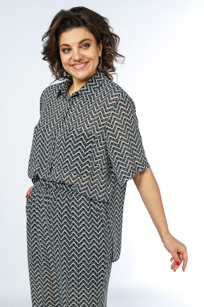 Блуза, брюки Alani Collection 2325 зиг-заг - фото 3