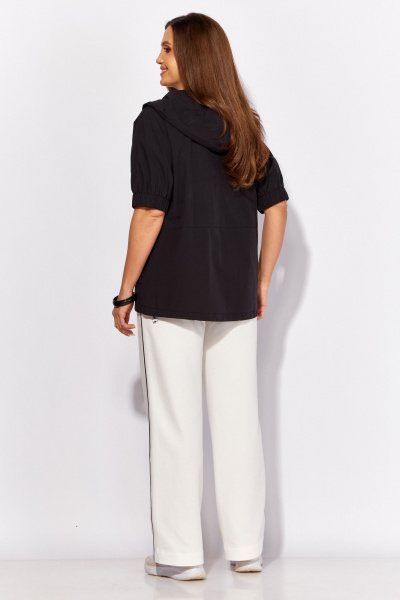 Брюки, ветровка, футболка TAiER 1368 черный_молочный - фото 6