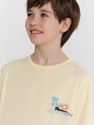 Футболка, шорты Mark Formelle 393329/24-27451П-0 св.желтый_шоколадное_мартини_печать_1_сл_на_пол_2_с - фото 38