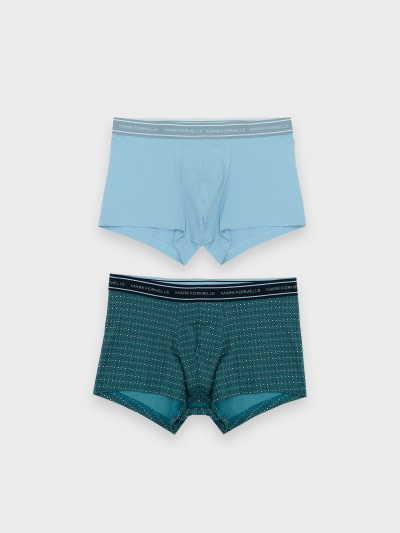 Трусы Mark Formelle 411124-2/24-3949П-5 узор_на_т.бирюзовом_пыльный_голубой - фото 43