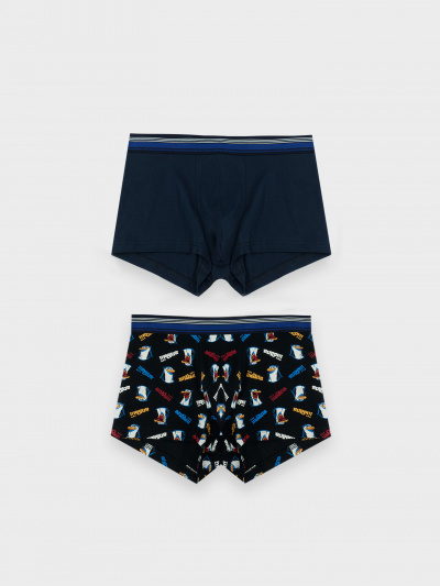 Трусы Mark Formelle 411124-2/25-4874П-5 прикольные_пингвины_глубокий_синий4 - фото 43