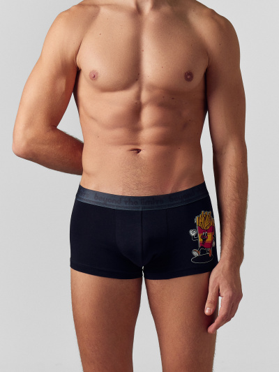 Трусы Mark Formelle 411124-2/25-4874П-5 черный_картошка_на_черном_3_сл_1тр_на_ЛВ_дет - фото 41