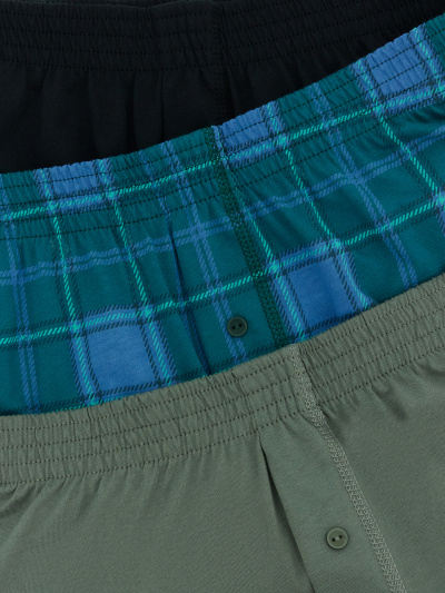 Трусы Mark Formelle 411152-3/25-5171П-0 камень_клетка_на_т.зеленом_черный - фото 70