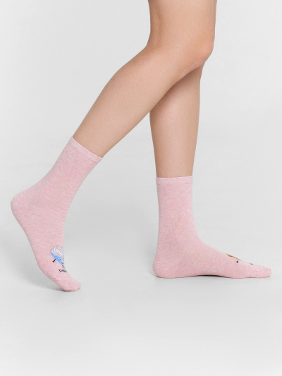 Носки Mark Formelle 430K-3082/B4-25430K-1 розовый_меланж_рис.3082 - фото 29