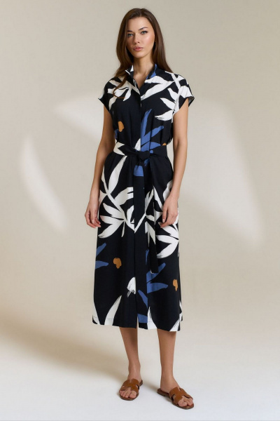 Платье DILIA 0819-2 мультидизайн - фото 1