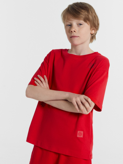 Футболка Mark Formelle 113384/24-29736П-0 красный_печать_2_сл_на_пол_ТП_Д - фото 30