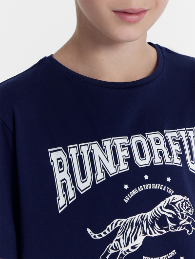 Футболка Mark Formelle 113432/24-30039П-0 синий_печать_Печать - фото 94