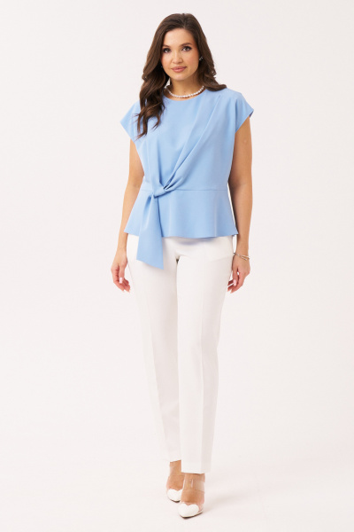 Блуза Панда 102040 голубой - фото 2