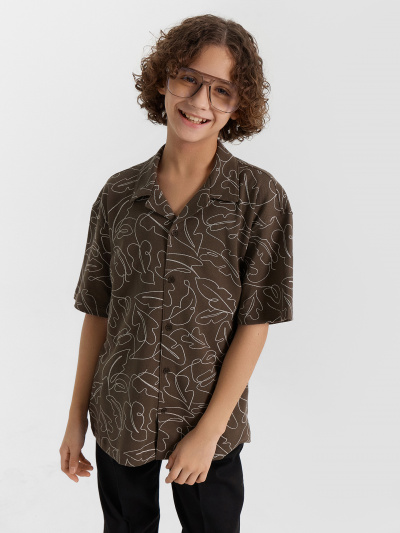 Рубашка Mark Formelle 113445/24-31873П-11 абстракция_на_табаке - фото 49