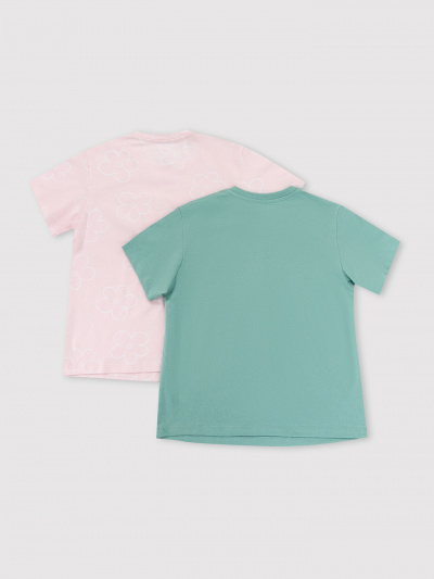 Футболка Mark Formelle 117835-2/25-37558П-0 шалфей_ромашки_на_св.розовом_2_сл_1изд_печ_на_пол - фото 50