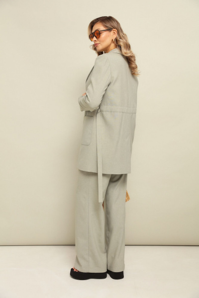 Брюки, жакет, топ LM К127048 беж - фото 4