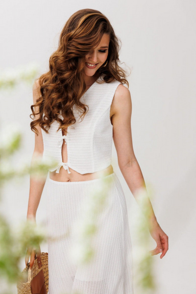 Юбка ERTANNO 2203 молочный - фото 10